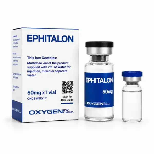 Peptideo Epitalon 50MG Oxygenkw (1 Vial + Agua 2ML)