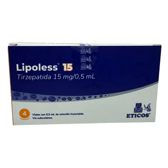 TIRZEPATIDA 15MG.LIPOLESS.4GERINGAS 0.5ML